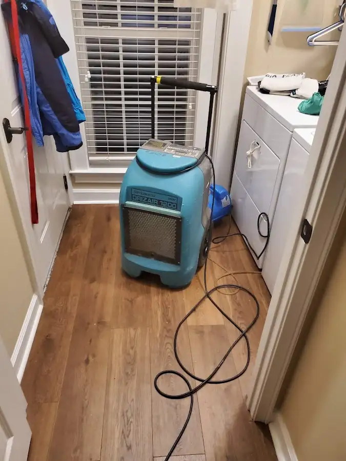 Commercial dehumidifier deployed for Flood Damage Cleanup in Biloxi